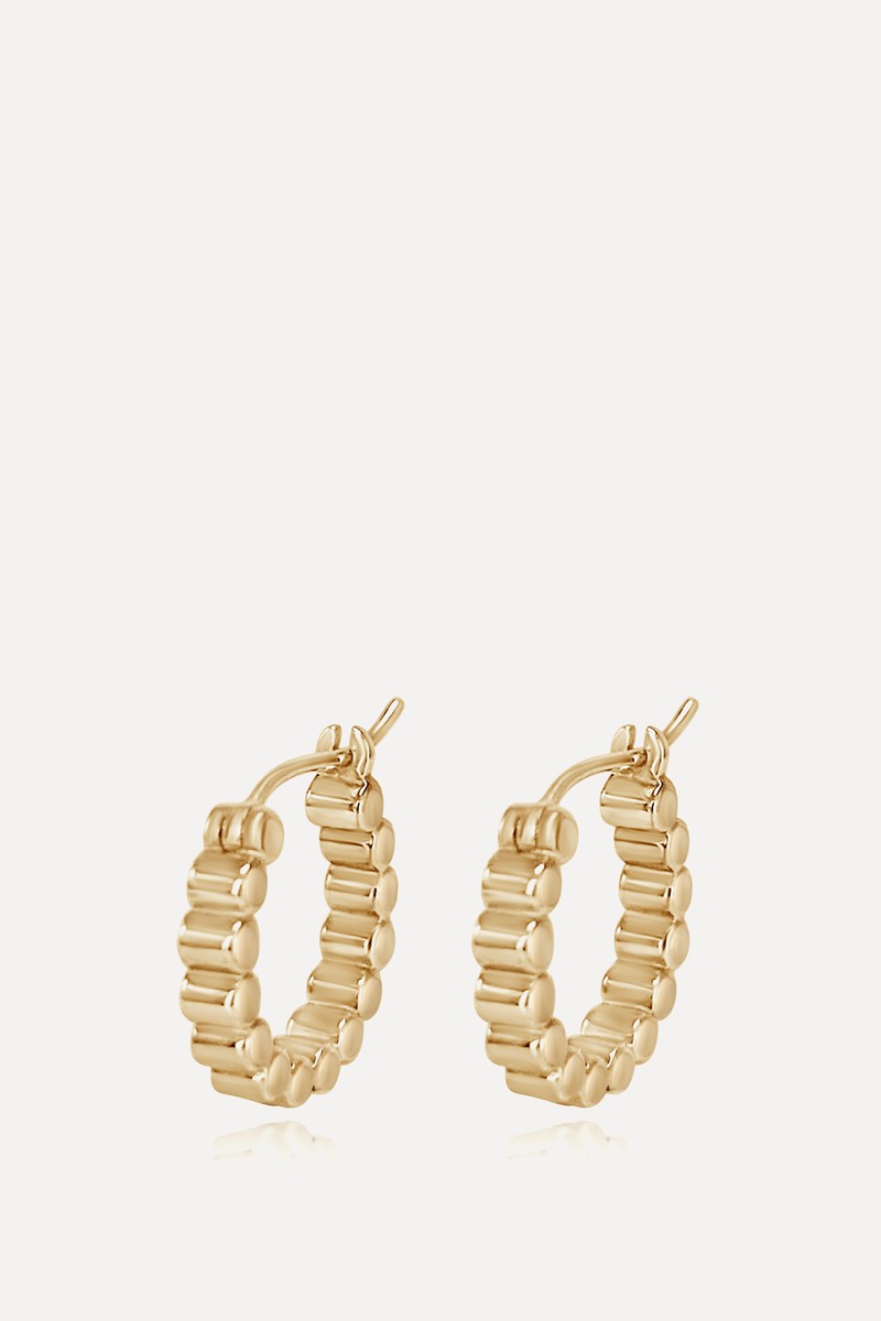 Snail Hoop Earrings