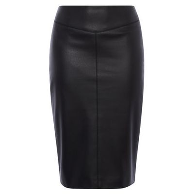 Faux Leather Skirt