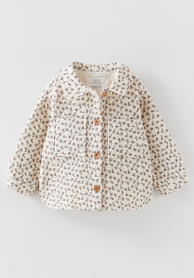 Quilted Floral Overshirt