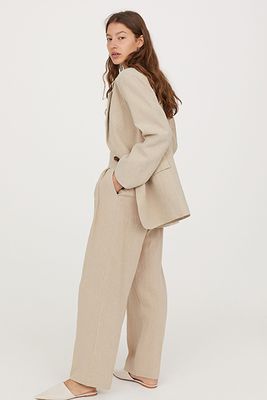 Wide Linen Trousers from H&M