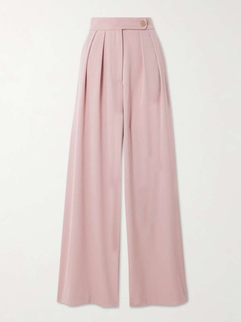 Pleated Wool Wide-Leg Pants from DRIES VAN NOTEN