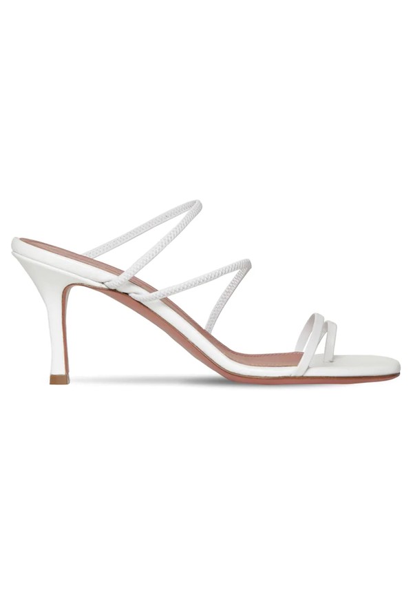 Naima Leather Toe Ring Sandals from Amina Muaddi