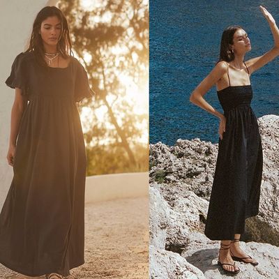 The Round Up: Black Midi Dresses