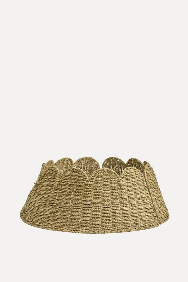 Woven Seagrass Christmas Tree Skirt from Habitat