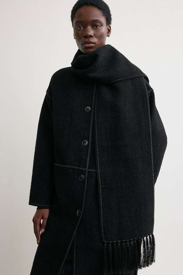 Embroidered Scarf Coat from Toteme