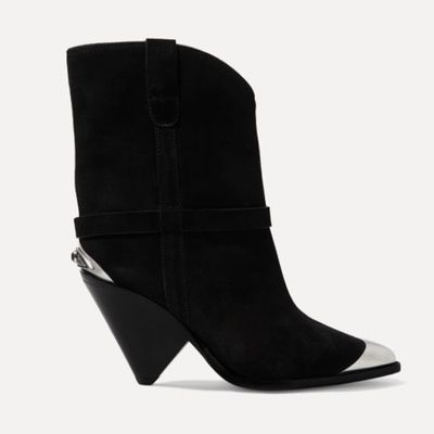 Lamsy Suede Ankle Boots from Isabel Marant