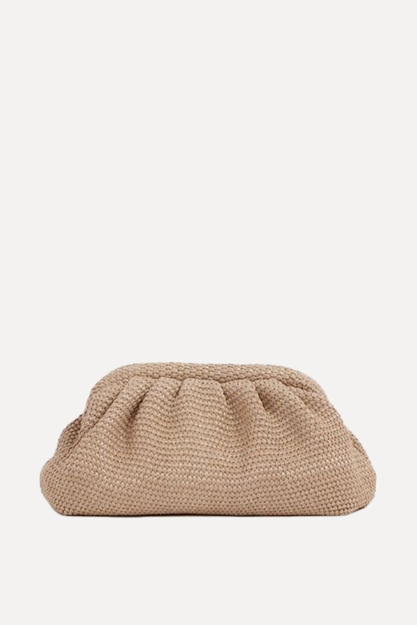 Raffia Clutch Bag from Reiss