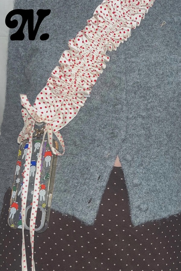 Polka Dot XL Ruffle Strap from Made By Nelly 