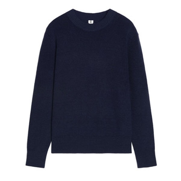 Wool & Cotton Crew-Neck Jumper from Arket