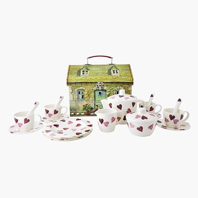 Pink Hearts Melamine Children’s Tea Set from Emma Bridgewater