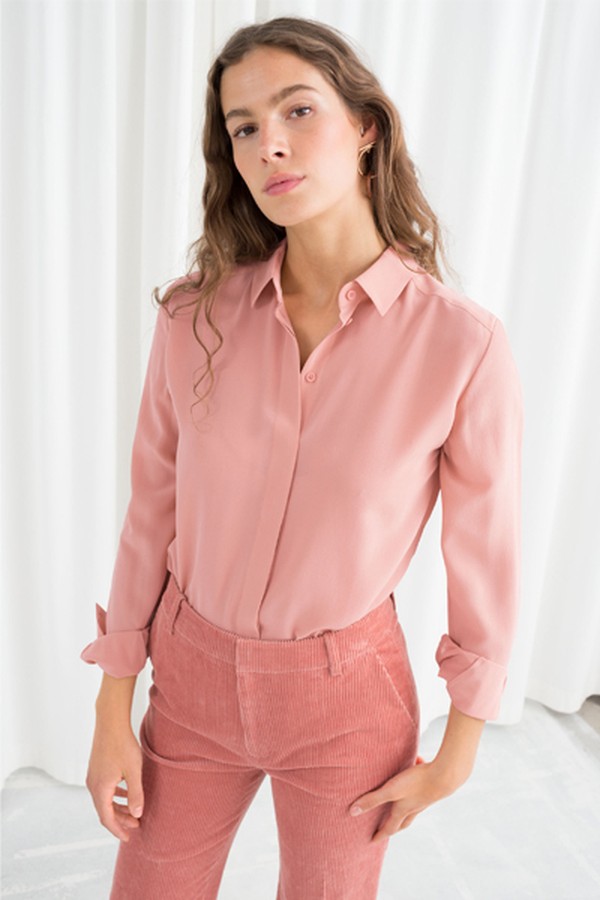Silk Button Up Shirt from & Other Stories