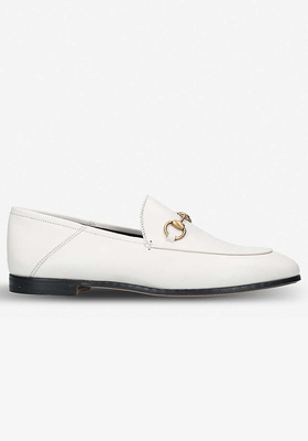 Brixton Collapsible Leather Loafers from Gucci
