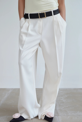 Pintuck Tailored Trousers