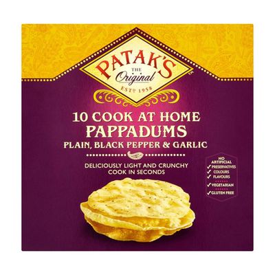 Cook To Eat 10 Assorted Pappadums from Patak's