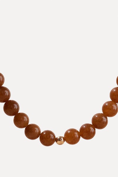 Era Caramel Beaded Bracelet from Aurum + Grey