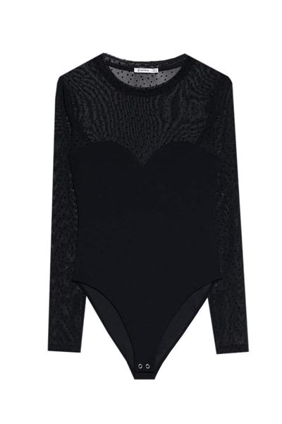 Contrast Bodysuit from Stradivarius