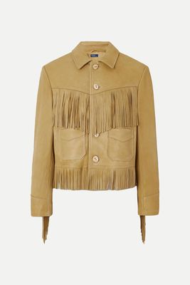 Fringed Leather Jacket from Polo Ralph Lauren