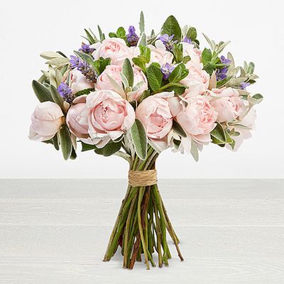 Simply Peony Pink Scented Bouquet from The Real Flower Company