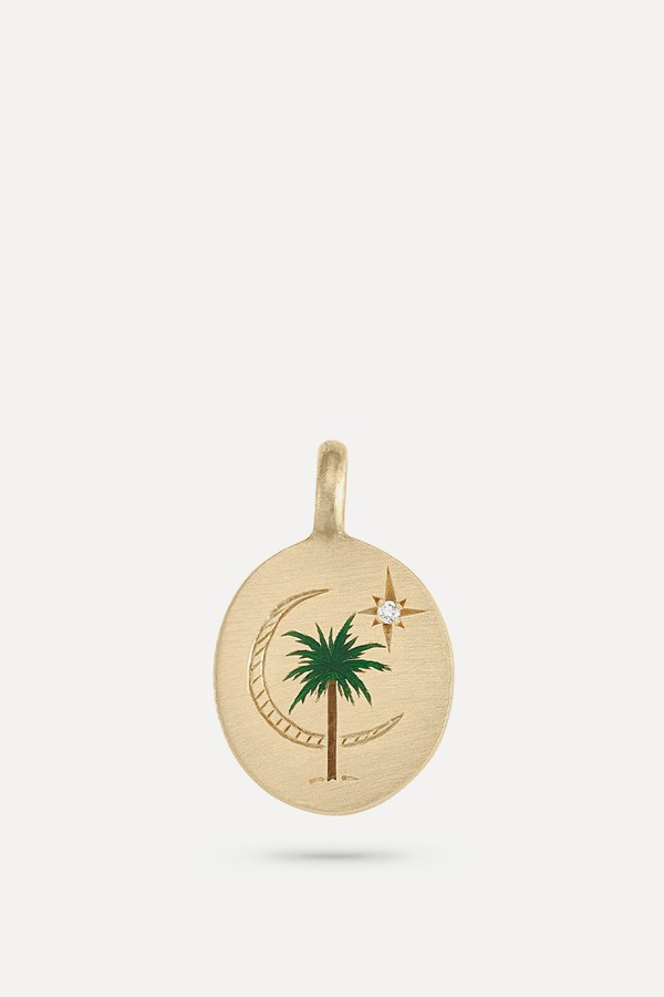 The Palm & Moon Pendant