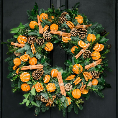 Festive Clementine Wreath from Bloom
