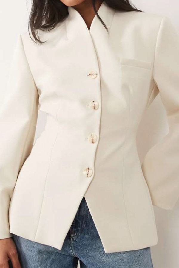 Collarless Blazer from Miss Selfridge