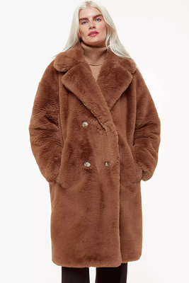 Petite Teddy Faux Fur Coat from Whistles 
