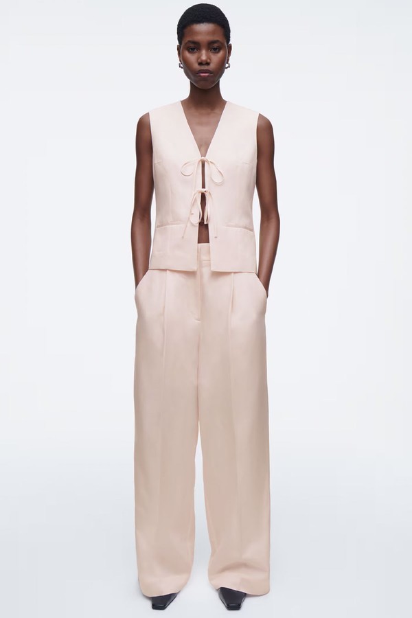 Tie Front Waistcoat from Cos