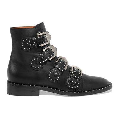 Elegant Studded Leather Ankle Boots from Givenchy