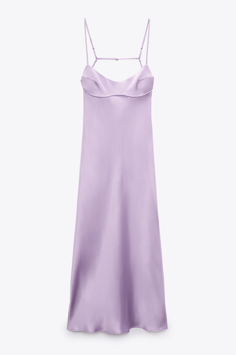 Satin Dress from Zara