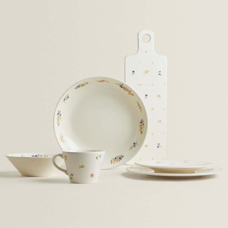 Floral Earthenware Tableware