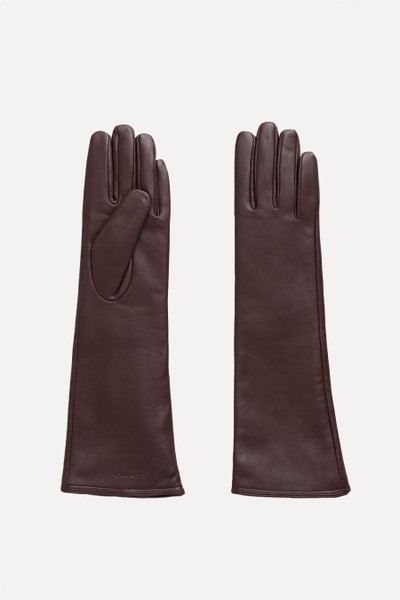 Long Leather Gloves from Gant