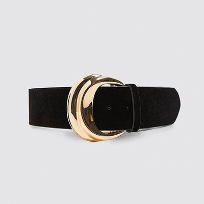 Velvet Belt With Buckle from Zara