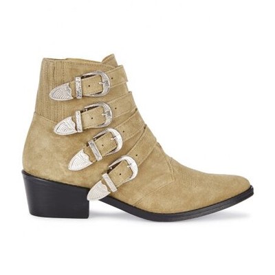 Taupe Suede Ankle Boots from Toga Pulla