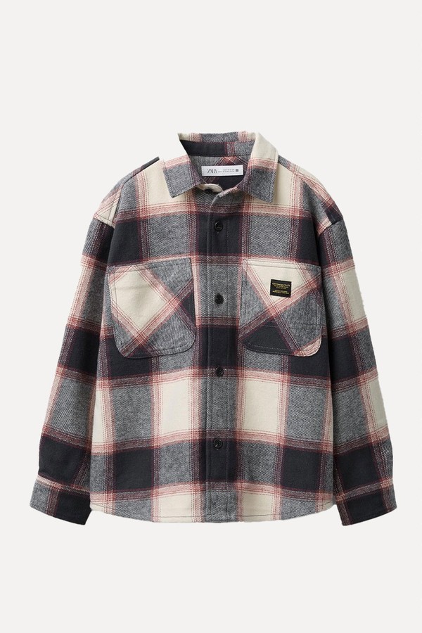 Check Overshirt from Zara