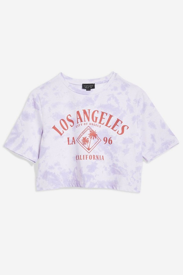 Los Angeles Tie Dye T-Shirt  from Topshop