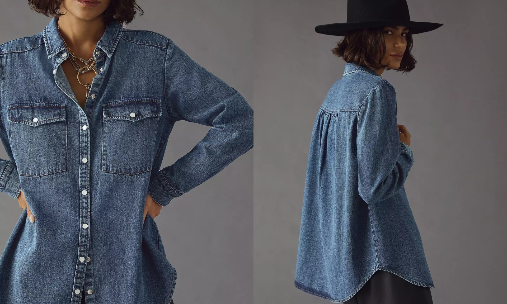 Classic Denim Shirt, £95 | Pilcro