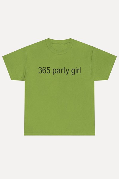 Charli XCX 365 Party Girl Brat Album T-Shirt from Merchstored