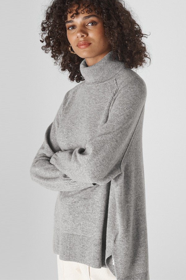 Cashmere Roll Neck Sweater