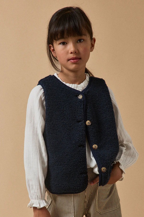 Sherpa Sleeveless Jacket from Cyrillus