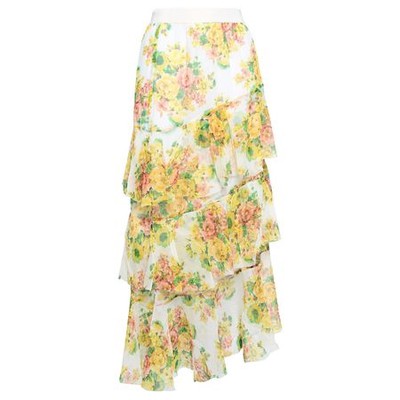 Tiered Floral-Print Silk-Georgette Midi Skirt from Zimmermann