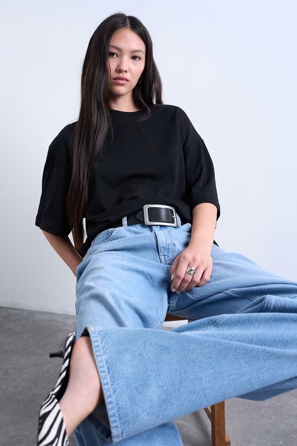 Oversized Drop Shoulder Tee from Topshop