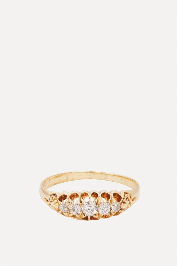 Five Stone Antique Diamond Ring