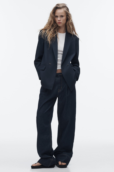 Double-Breasted Oversized Blazer, £49.99 | Zara