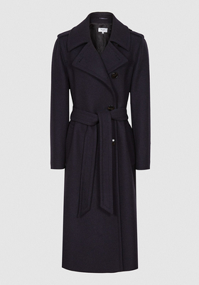 Wool Blend Trench Coat from Reiss