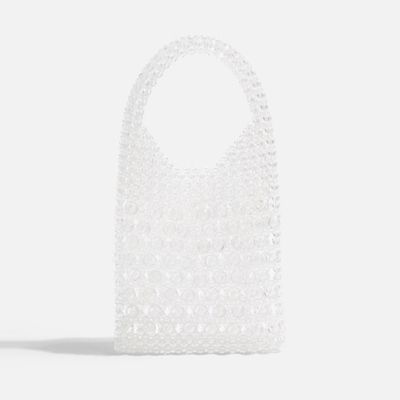 Goldie Beaded Clear Grab Bag from Topshop