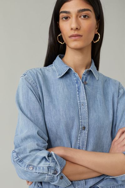 Denim Shirt Blouse