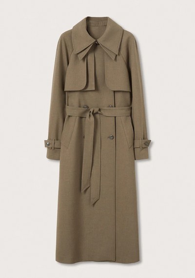 Detachable Gilet Trench from Mango