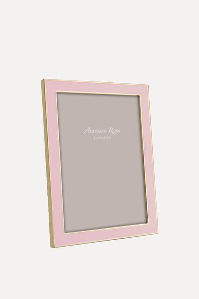 Pale Pink Enamel & Gold Frame from Addison Ross