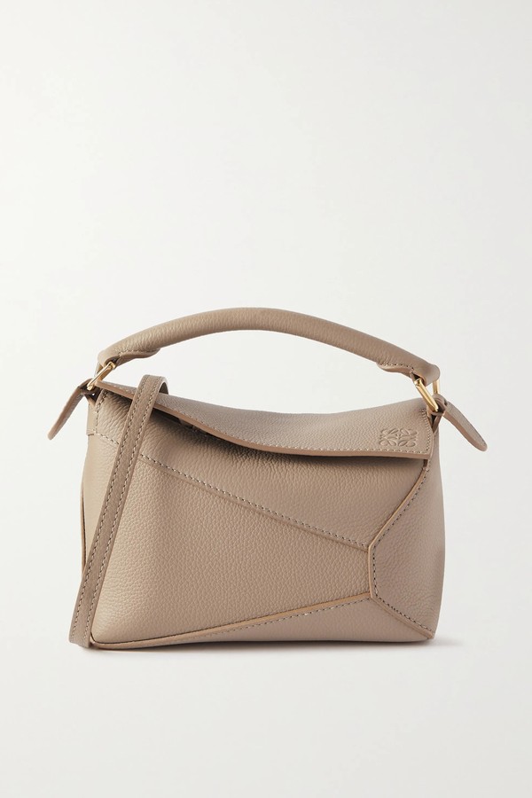  Puzzle Mini Textured-Leather Shoulder Bag from Loewe