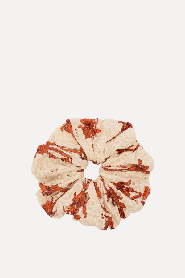 Giga Floral-Print Cotton Scrunchie from LA DOUBLE J